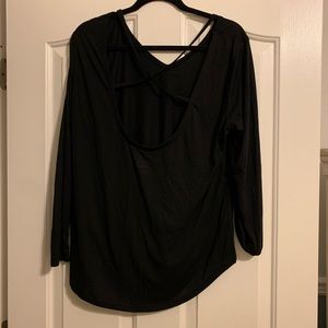 Women’s Open Back Long Sleeve Workout Shirt